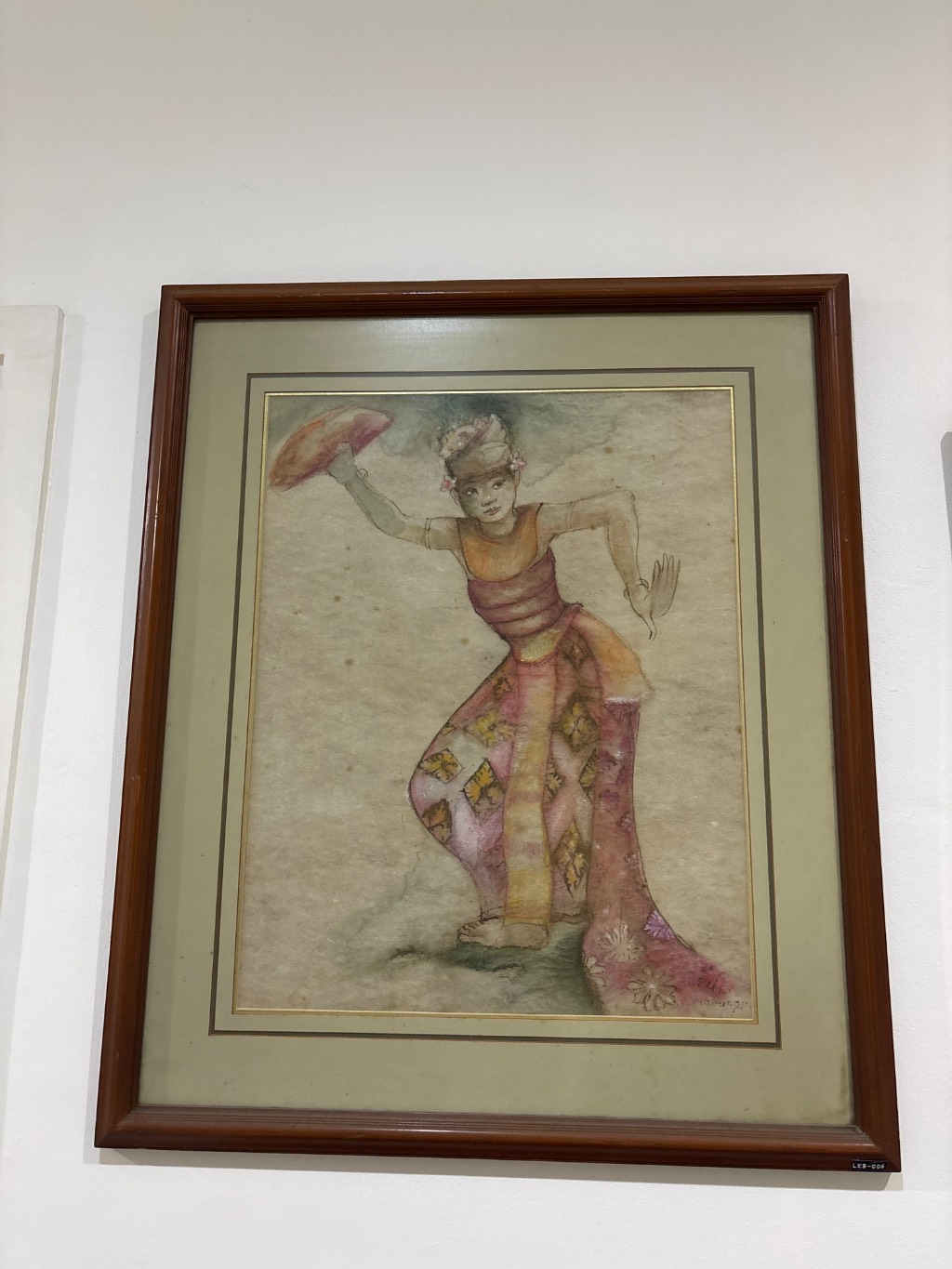 Lukisan tari Bali 1